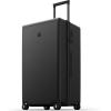 imageLEVEL8 Carry on Luggage Airline Approved with Spinner Wheels Lightweight Luminous Textured Travel Bags for Women Men Tsa Lock Cabin Suitcase 20 Inch Pickle GreenBlack