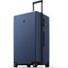 imageLEVEL8 Carry on Luggage Airline Approved with Spinner Wheels Lightweight Luminous Textured Travel Bags for Women Men Tsa Lock Cabin Suitcase 20 Inch Pickle GreenNavy