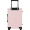 imageLEVEL8 Carry on Luggage Airline Approved with Spinner Wheels Lightweight Luminous Textured Travel Bags for Women Men Tsa Lock Cabin Suitcase 20 Inch Pickle GreenPink