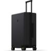 imageLEVEL8 Carry on Luggage Airline Approved with Spinner Wheels Lightweight Luminous Textured Travel Bags for Women Men Tsa Lock Cabin Suitcase 20 Inch Pickle GreenBlack