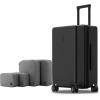 imageLEVEL8 Elegance Carryon Suitcase 20 Inch Carry on Luggage Hardside Large Suitcases with Wheels Tavel Bag with Tsa Lock BlackBlack
