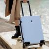 imageLEVEL8 Elegance Carryon Suitcase 20 Inch Carry on Luggage Hardside Large Suitcases with Wheels Tavel Bag with Tsa Lock BlackLight Blue