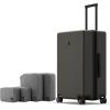 imageLEVEL8 Elegance Carryon Suitcase 20 Inch Carry on Luggage Hardside Large Suitcases with Wheels Tavel Bag with Tsa Lock BlackOlive Green