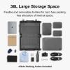 imageLEVEL8 Gibraltar Carry on Luggage 20 Inch Aluminum Zipperless Luggages Airline Approved Hardside Suitcase with TSA Lock and Spinner Wheels SilverDark Grey