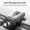 imageLEVEL8 Gibraltar Carry on Luggage 20 Inch Aluminum Zipperless Luggages Airline Approved Hardside Suitcase with TSA Lock and Spinner Wheels SilverSilver