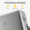 imageLEVEL8 Gibraltar Carry on Luggage 20 Inch Aluminum Zipperless Luggages Airline Approved Hardside Suitcase with TSA Lock and Spinner Wheels SilverSilver