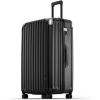 imageLEVEL8 Grace Carry on Luggage Airline Approved 20 Inch Expandable Hardside Suitcases with wheels AbsPc Harshell Spinner Luggages with Tsa Lock RedBlack