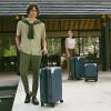 imageLEVEL8 Grace Carry on Luggage Airline Approved 20 Inch Expandable Hardside Suitcases with wheels AbsPc Harshell Spinner Luggages with Tsa Lock RedBlack