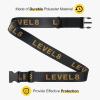 imageLEVEL8 Luggage Straps Suitcase Belt Buckle Straps AddABag Travel Accessories Heavy Duty Strap 2Pack Black
