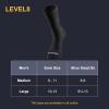 imageLEVEL8 Mens Work Crew Socks Comfy Mid Calf Dress Socks Moisture Wicking Running and Exercise 6 PairsDeep Sea Pro Black