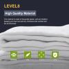 imageLEVEL8 Mens Work Crew Socks Comfy Mid Calf Dress Socks Moisture Wicking Running and Exercise 6 PairsDeep Sea Pro White