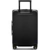 imageLEVEL8 Road Runner Pro CarryOn Luggage 20 Lightweight PC Hardside Suitcase with Wheels Spinner Trolley for Luggages with Front Compartment Tsa Lock BlackBlack