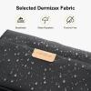 imageLEVEL8 Travel Toiletry Bag for Women Men Travel Organizer Water Repellent Makeup Organizer with Hang Hook for Travel Accessories LargeBlackBlack