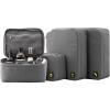 imageLEVEL8 4 Set Packing Cubes Travel Luggage Packing Organizers  GreyGrey