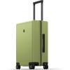 imageLEVEL8 Carry on Luggage Airline Approved with Spinner Wheels Lightweight Luminous Textured Travel Bags for Women Men Tsa Lock Cabin Suitcase 20 Inch Pickle GreenPickle Green