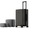 imageLEVEL8 Elegance Carryon Suitcase 20 Inch Carry on Luggage Hardside Large Suitcases with Wheels Tavel Bag with Tsa Lock BlackOlive Green