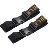 imageLEVEL8 Luggage Straps Suitcase Belt Buckle Straps AddABag Travel Accessories Heavy Duty Strap 2Pack Black