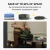 imageLEVEL8 Compression Packing Cubes for Suitcase 6 Set Travel Bags with Shoe Organizer Packing Organizers Travels Accessories in 4 Sizes Extra Large Large Medium Small Green
