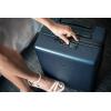 imageLEVEL8 Elegance Luggage Set PC Matte Hardshell Suitcases  Navy Blue 2024 Inch
