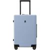 imageLEVEL8 Elegance PC Matte Hardshell Luggage Set 20quot CarryOn and 24quot Checked Medium Luggage  Light Blue