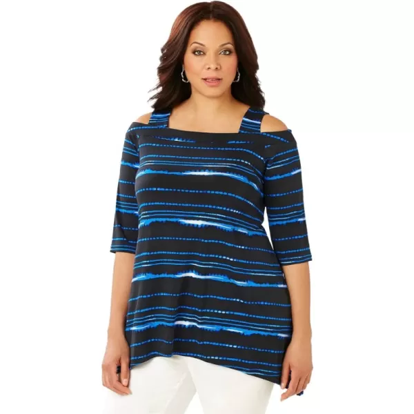 Black Watercolor Stripe
