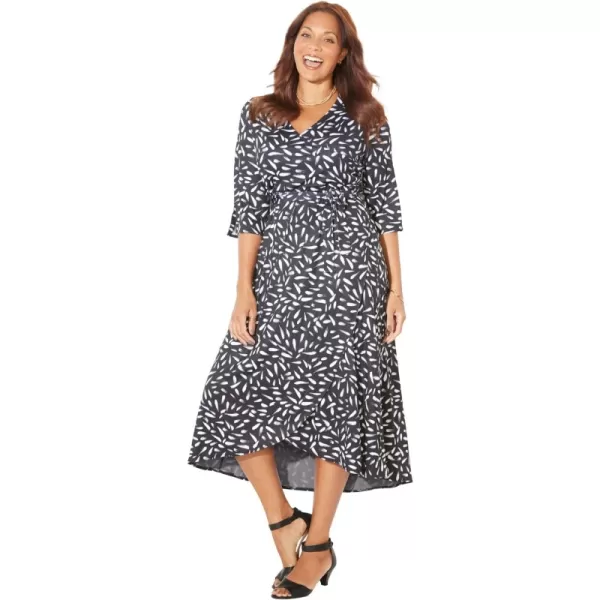 Black Allover Brushstroke