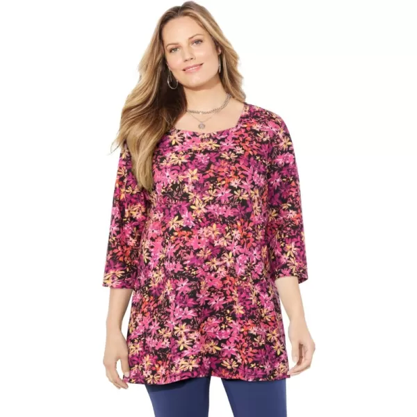 Black Multi Floral