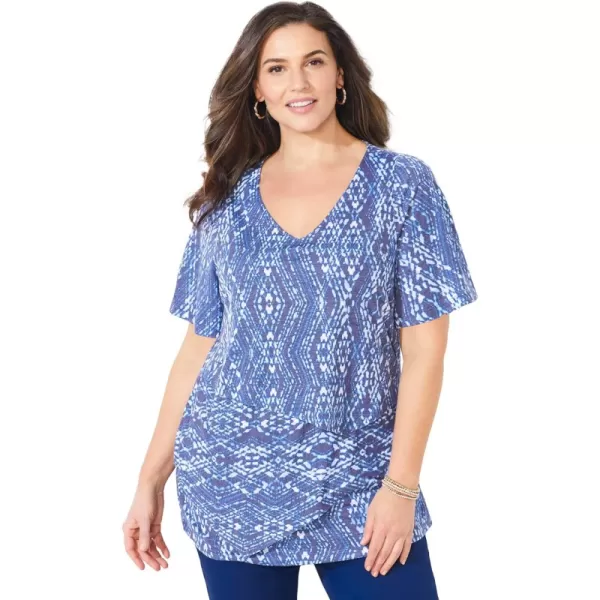 Navy Tribal Tie Dye
