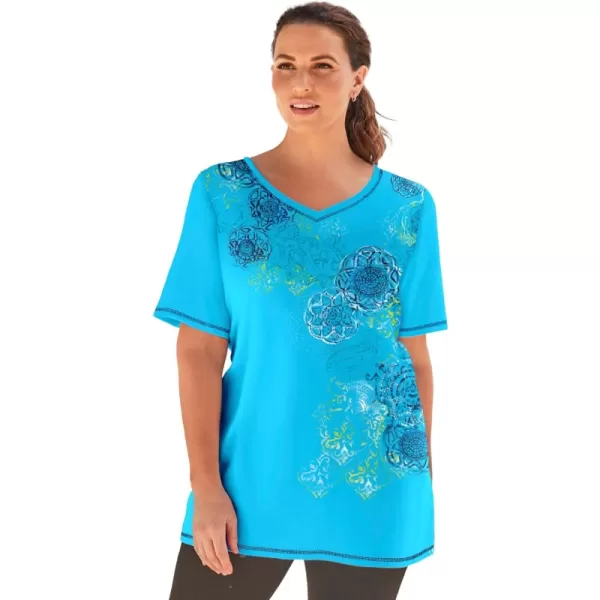 Scuba Blue Paisley