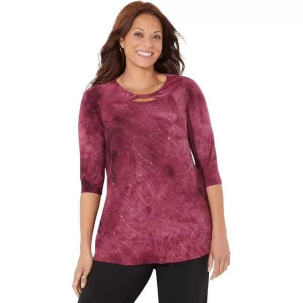 Catherines Women's Plus Size Starlight Top