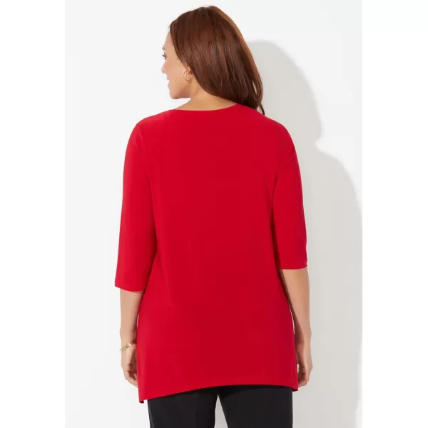 Catherines Women's Plus Size Anywear Keyhole Tunic