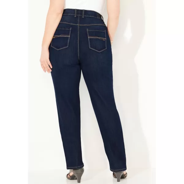 Catherines Women's Plus Size Right Fit Moderately Curvy Jean