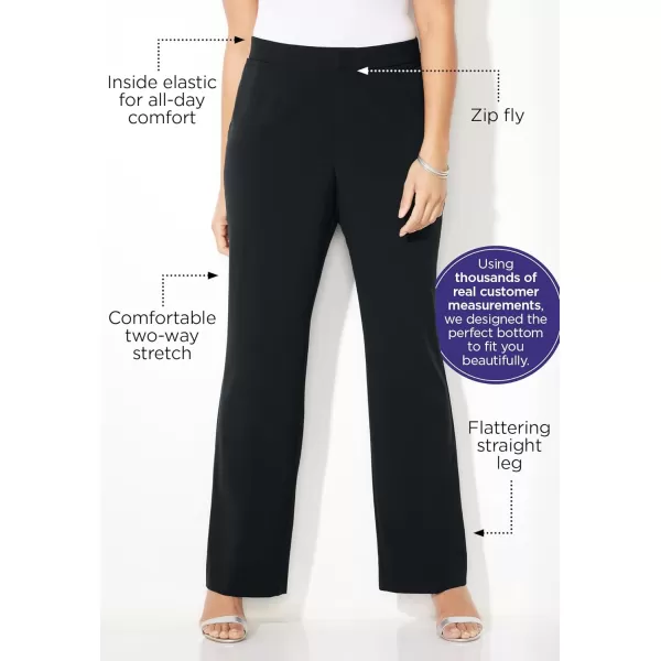 Catherines Women's Plus Size Right Fit Pant 