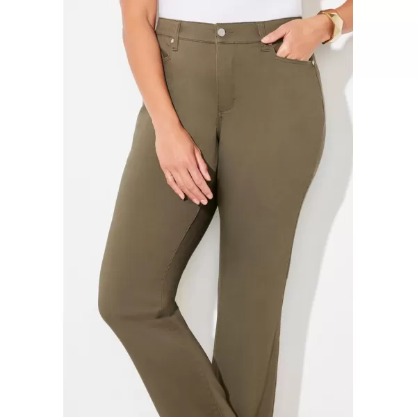 Catherines Women's Plus Size Secret Slimmer Pant