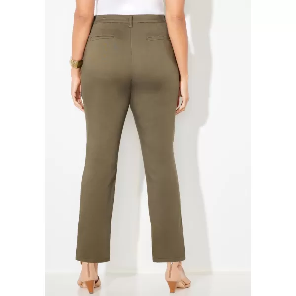 Catherines Women's Plus Size Secret Slimmer Pant