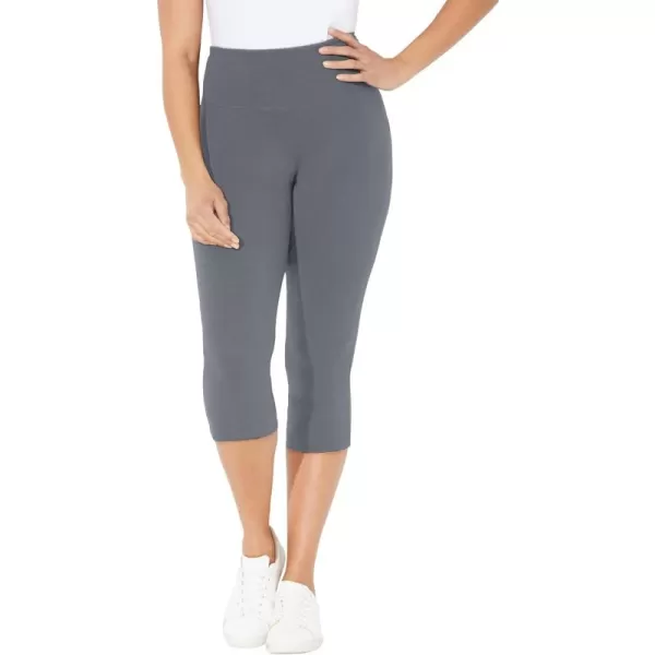Catherines Women's Plus Size Knit Legging Capri