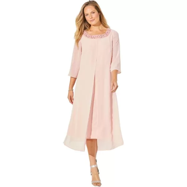 Catherines Women's Plus Size Petite Midnight Dazzle Mesh Flyaway Dress