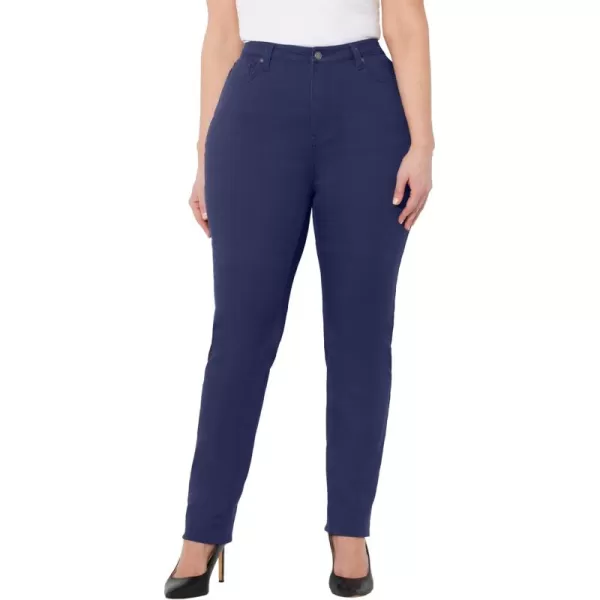 Catherines Women's Plus Size Sateen Stretch Curvy Pant