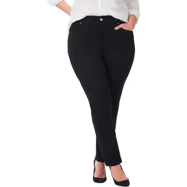 Catherines Women's Plus Size Sateen Stretch Curvy Pant