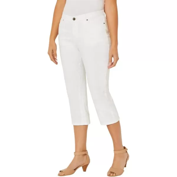 Catherines Women's Plus Size Universal Denim Capri