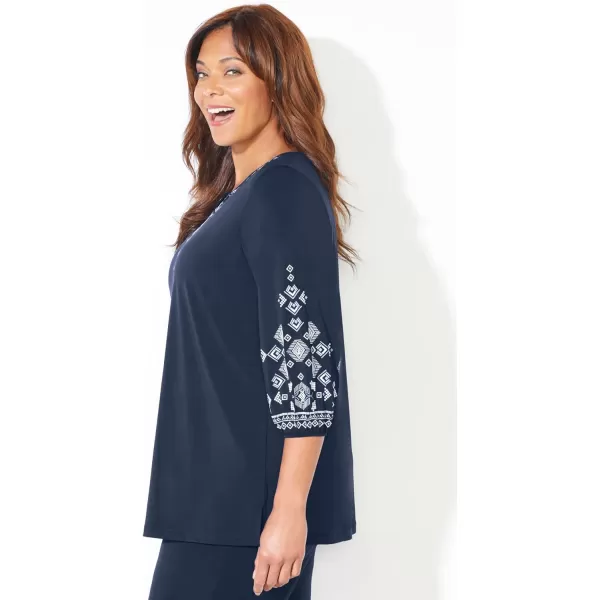 Catherines Women's Plus Size Anywear Kurta Top