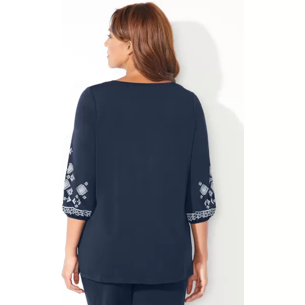 Catherines Women's Plus Size Anywear Kurta Top
