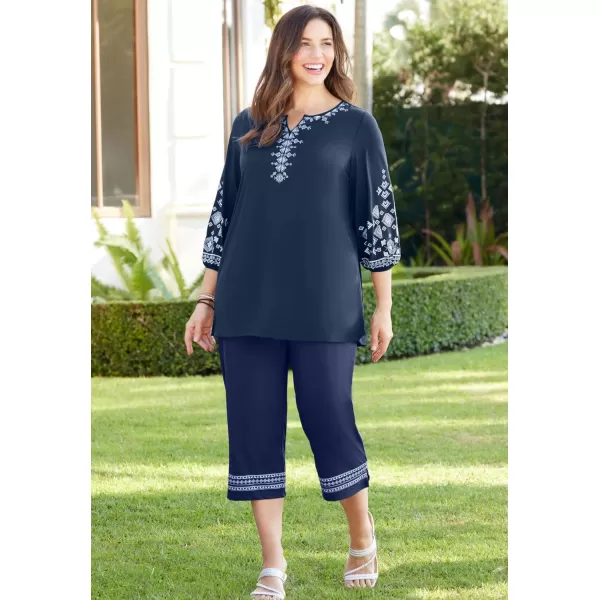 Catherines Women's Plus Size Anywear Kurta Top
