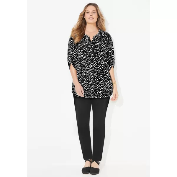 Catherines Women's Plus Size Breezeway Georgette Blouse