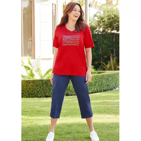 Catherines Women's Plus Size Stars &amp; Shine Tee