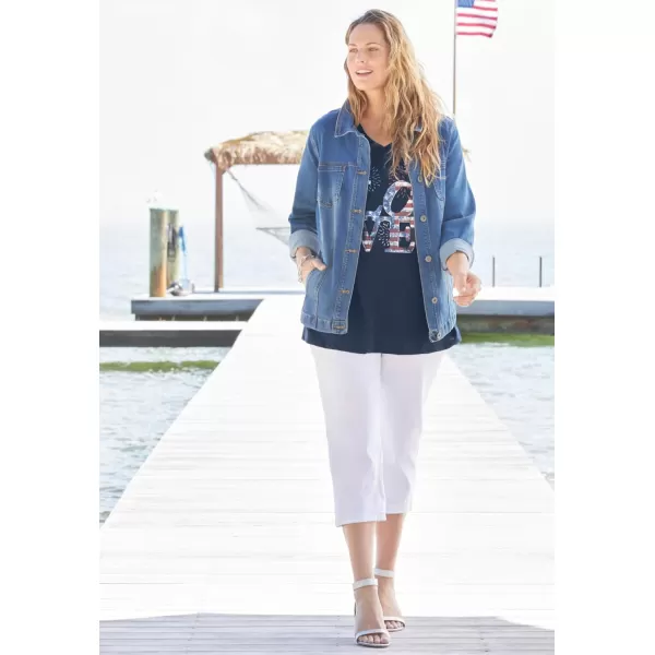 Catherines Women's Plus Size Stars &amp; Shine Tee