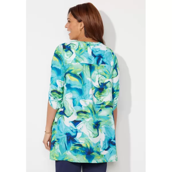 Catherines Women's Plus Size Uptown Tunic Blouse