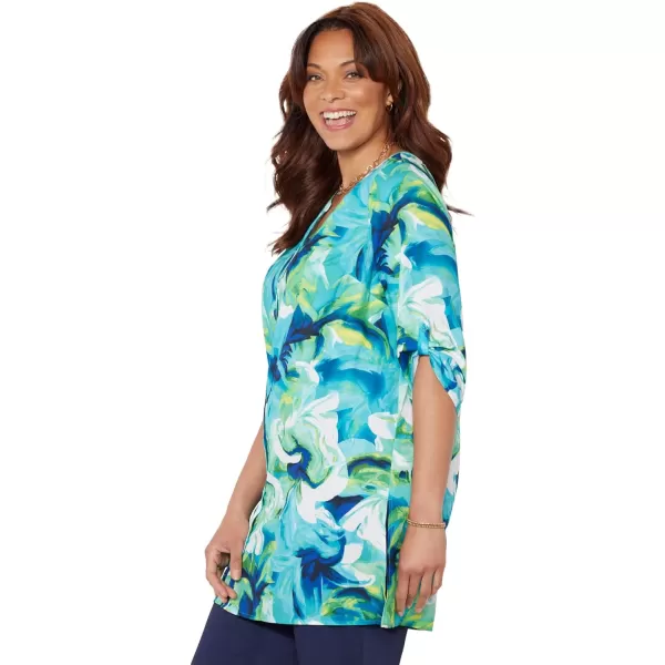Catherines Women's Plus Size Uptown Tunic Blouse