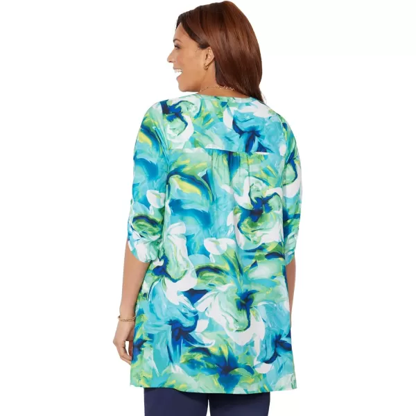 Catherines Women's Plus Size Uptown Tunic Blouse