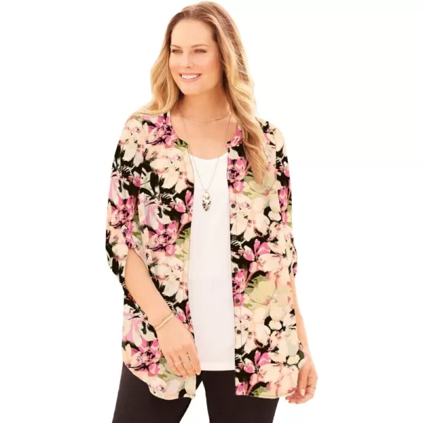 Catherines Women's Plus Size Breezeway Georgette Blouse